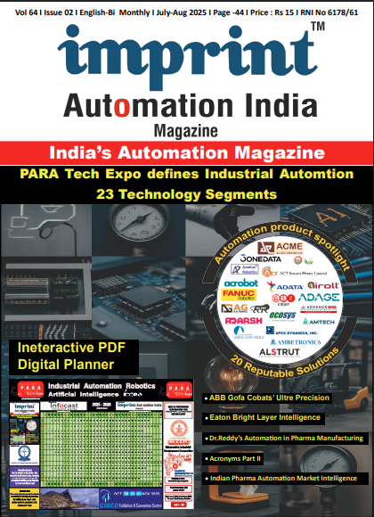 Imprint Automation India – July–August 2025 cover